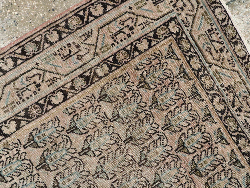 Vintage Persian Mahal Rug, No.22315 - Galerie Shabab