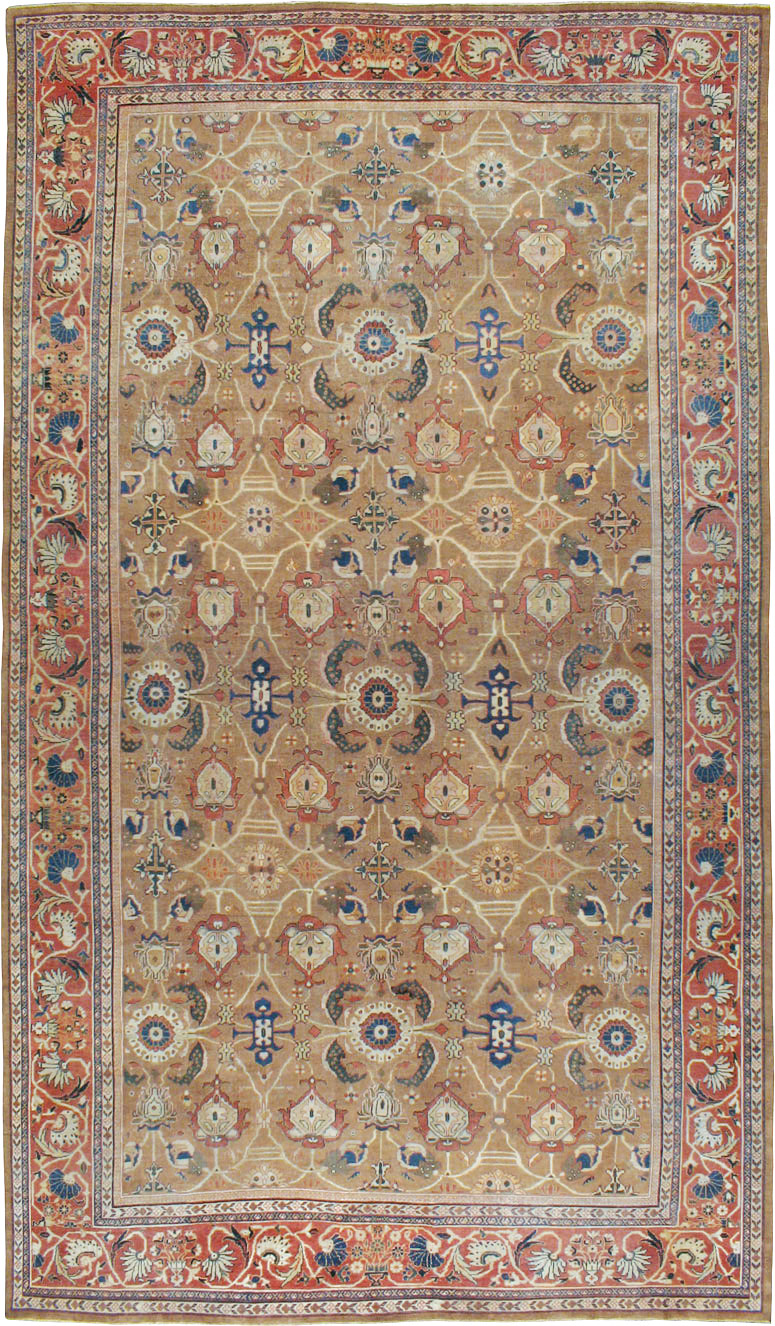 Antique Persian Mahal Carpet, No.22379 - Galerie Shabab