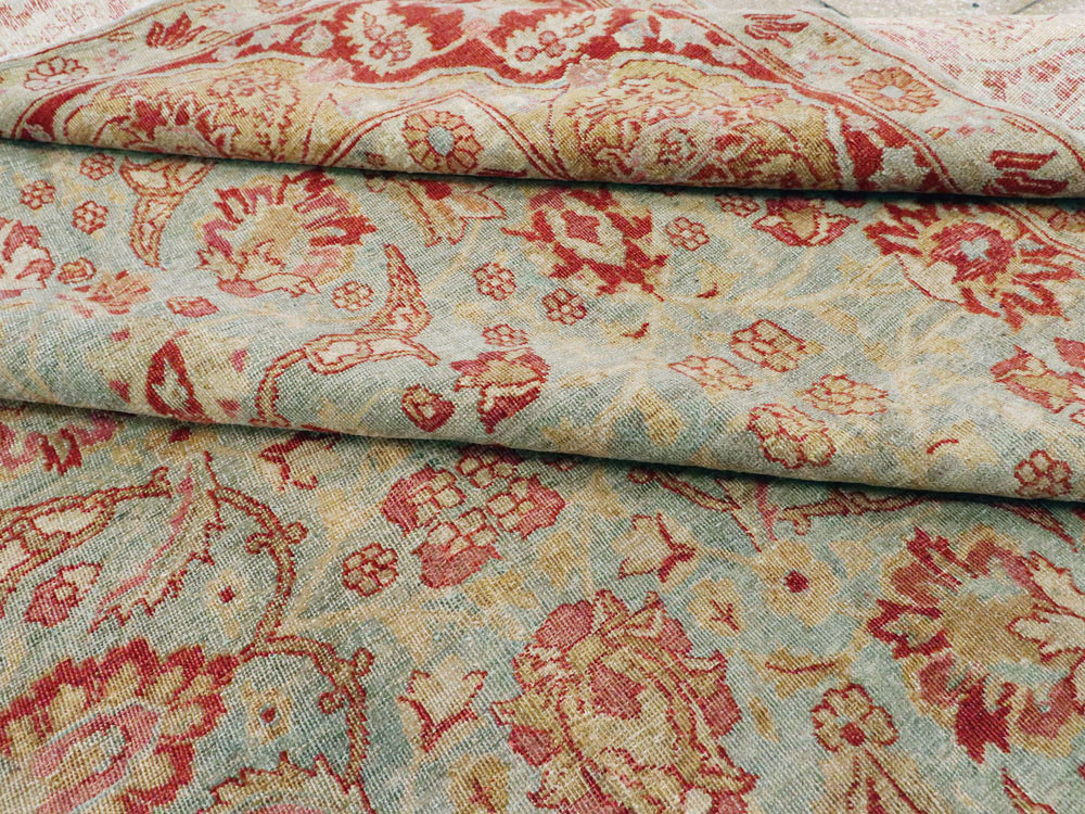 Antique Persian Tabriz Carpet, No.22416 - Galerie Shabab