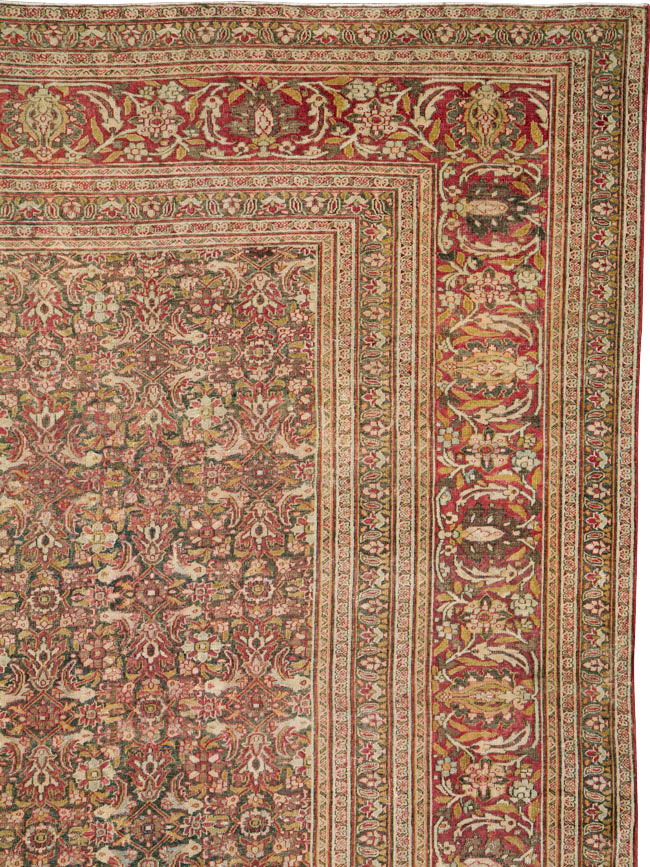 Antique Persian Khorassan Carpet, No.22424 - Galerie Shabab