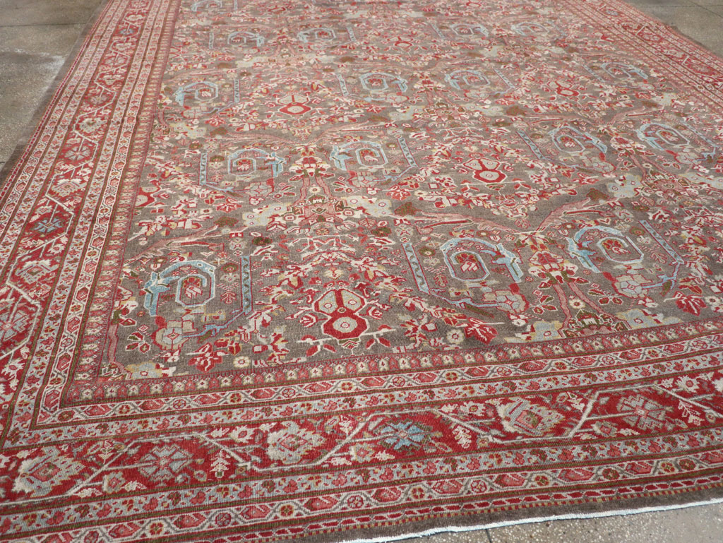 Antique Persian Mahal Carpet, No.22436 - Galerie Shabab