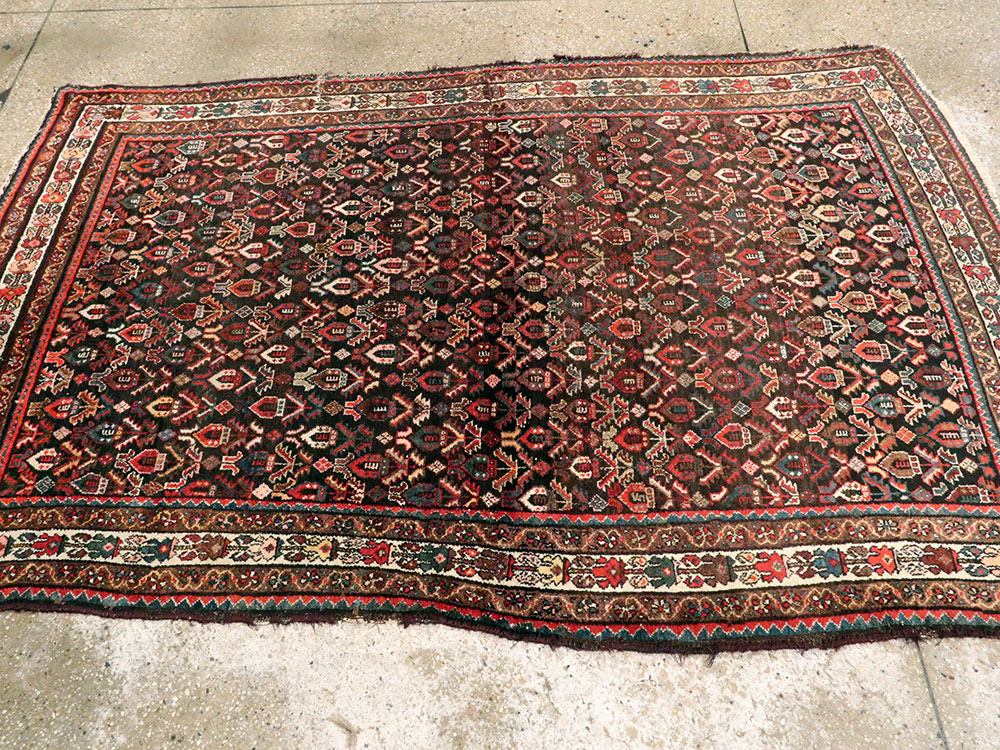 Antique Persian Kurdish Rug, No.22445 - Galerie Shabab