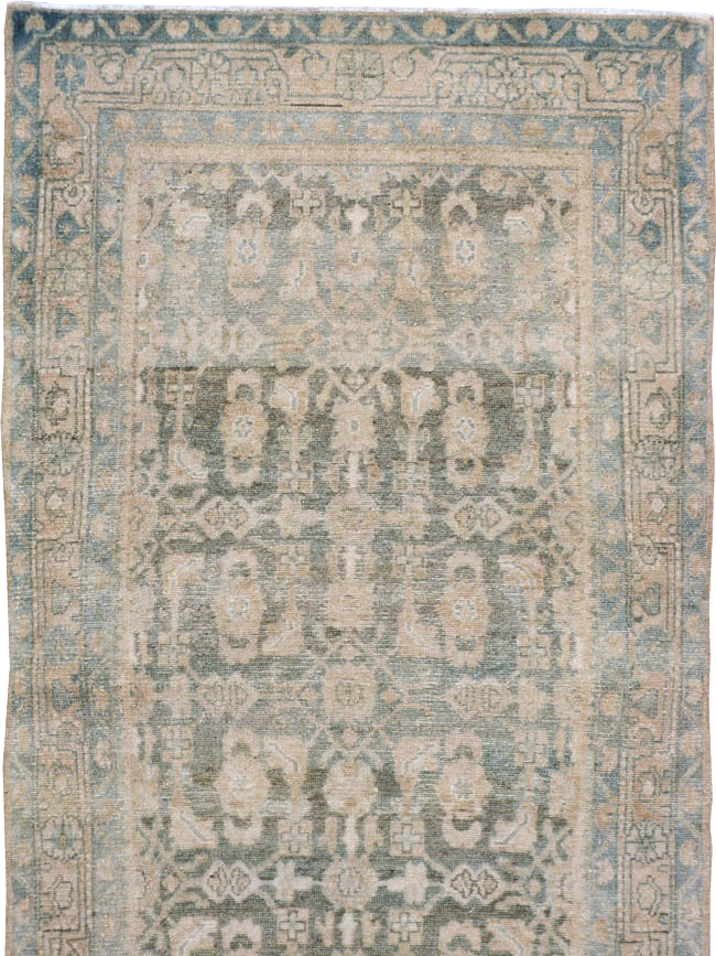 Vintage Persian Malayer Runner, No.22449 - Galerie Shabab