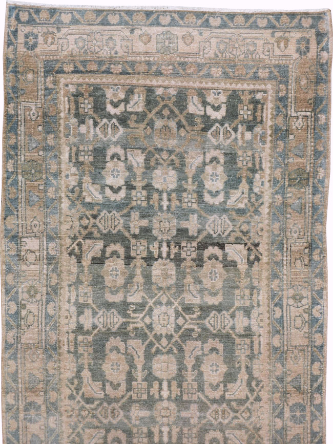 Vintage Persian Malayer Runner, No.22449 - Galerie Shabab