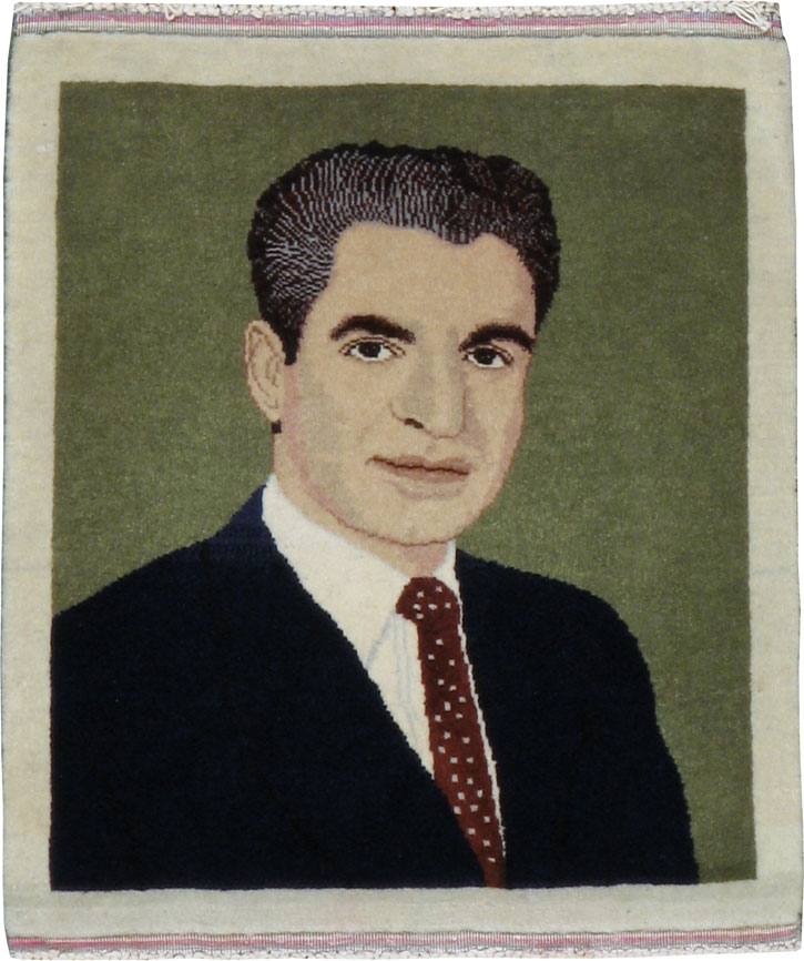 Vintage Persian Tabriz Pictorial Rug, No.22486 - Galerie Shabab