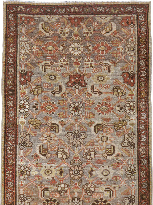 Vintage Persian Malayer Runner, No.22532 - Galerie Shabab