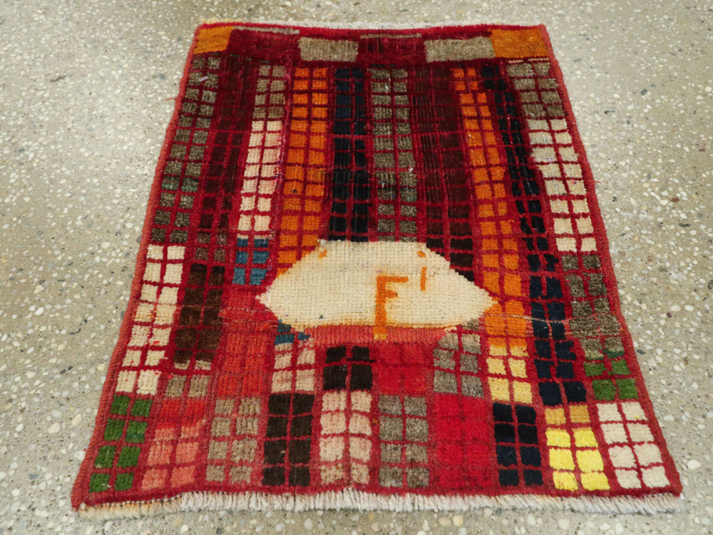 Vintage Persian Gabbeh Rug, No.22620 - Galerie Shabab