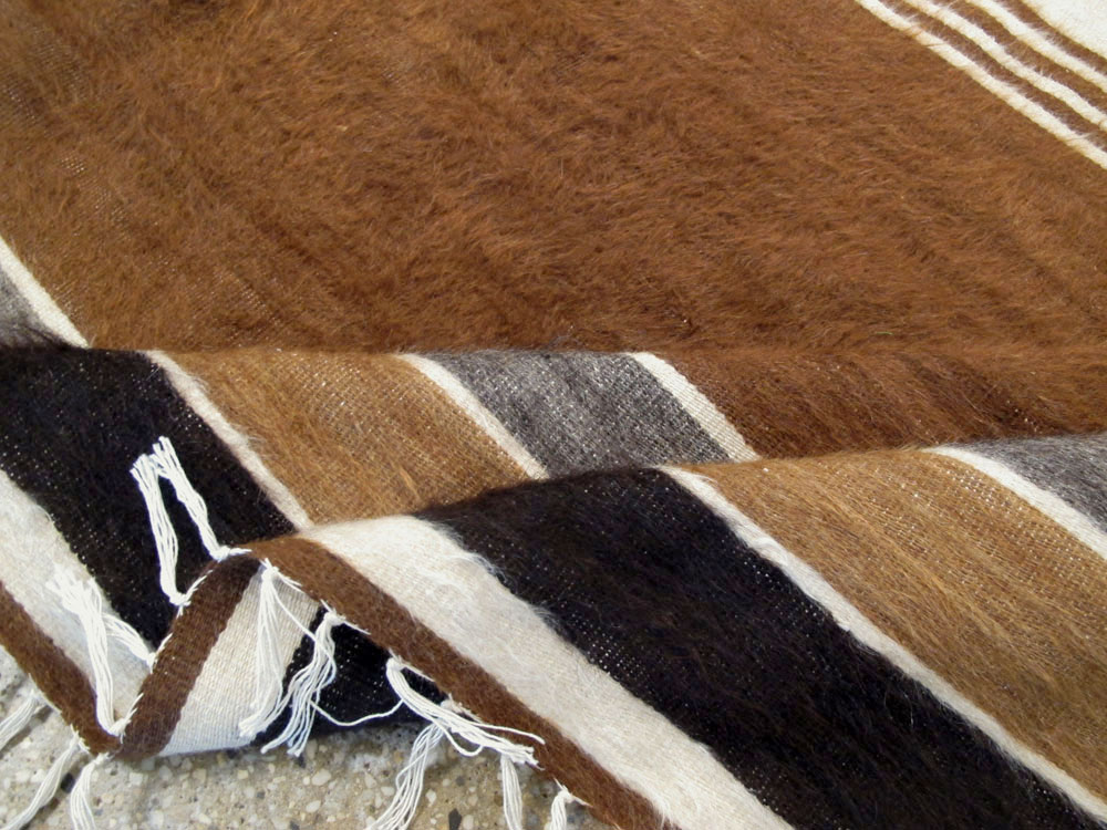 Vintage Turkish Flat-weave Mohair Rug, No.22659 - Galerie Shabab