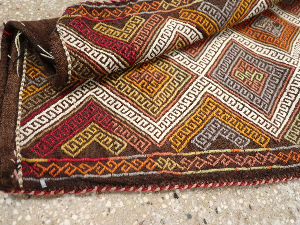 Antique Turkish Flatweave Kilim Pillowcase (Pair: 2 of 2), No.22664 - Galerie Shabab