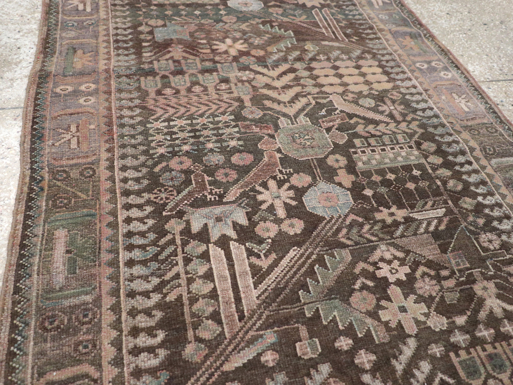 Vintage Persian Malayer Runner, No.22691 - Galerie Shabab