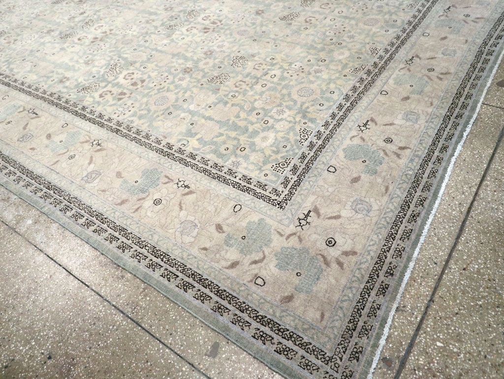 Antique Persian Tabriz Large Room Size Carpet, No.22760 - Galerie Shabab