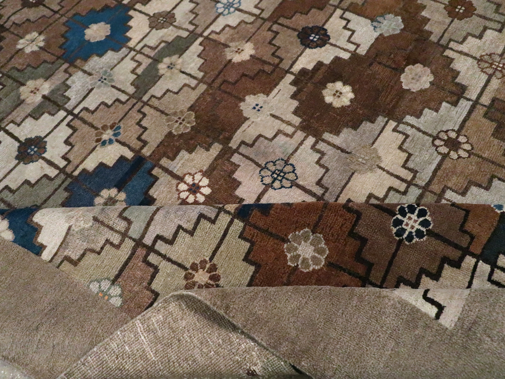 Antique Chinese Mongolian Carpet, No.22910 - Galerie Shabab