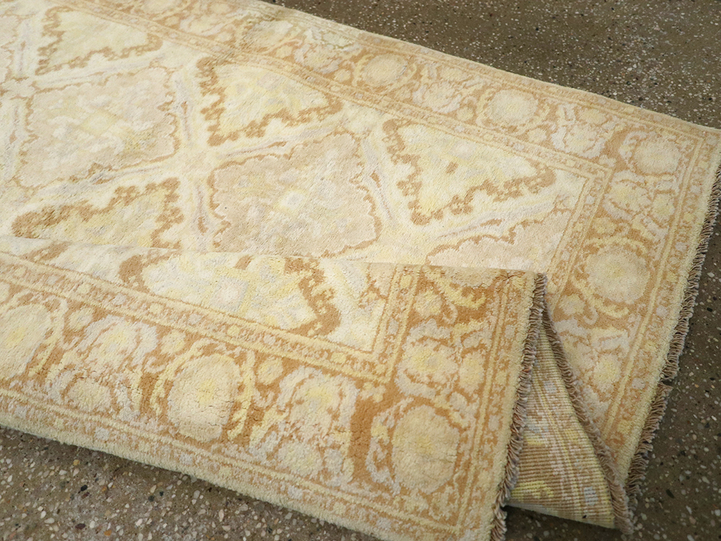 Vintage Indian Cotton Agra Rug, No.22940 - Galerie Shabab