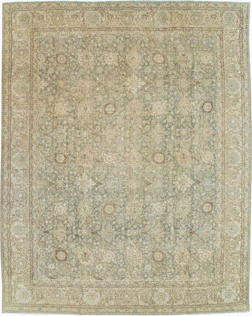 Antique Persian Tabriz Carpet, No.23020 - Galerie Shabab