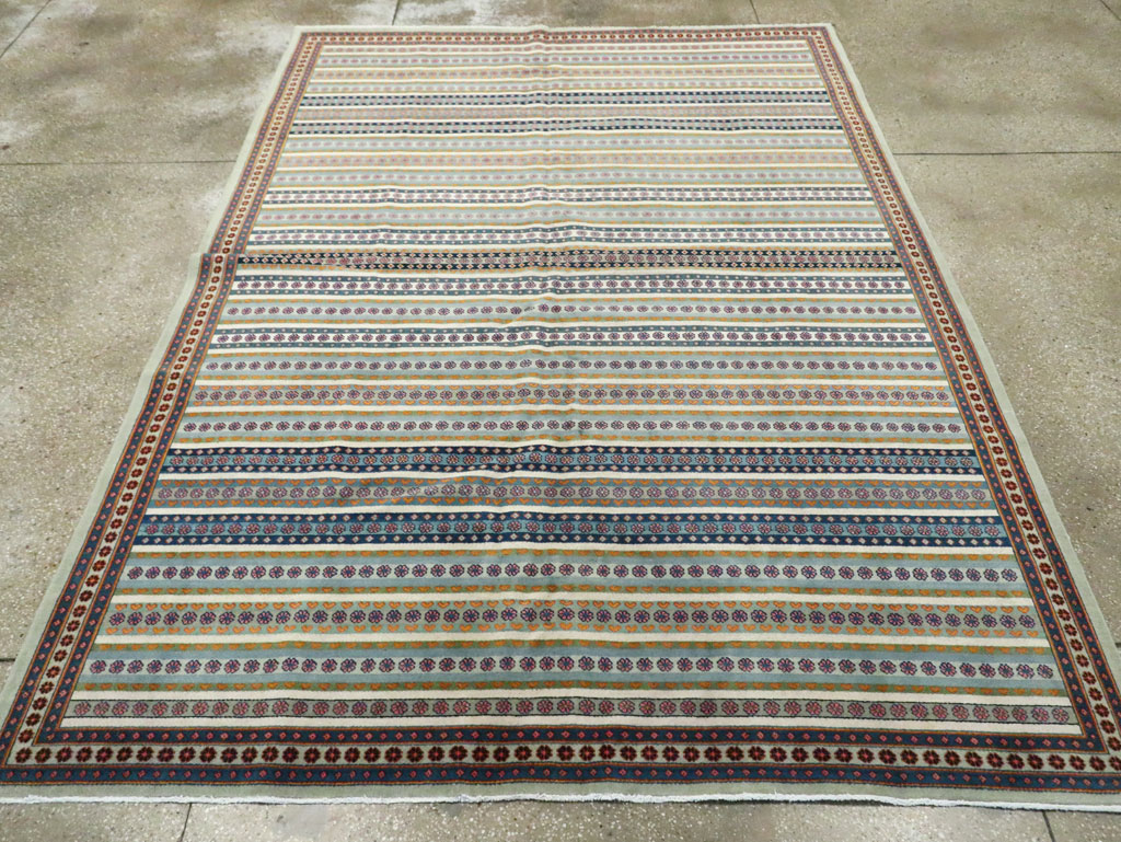 Vintage Persian Kashan Carpet, No.23128 - Galerie Shabab