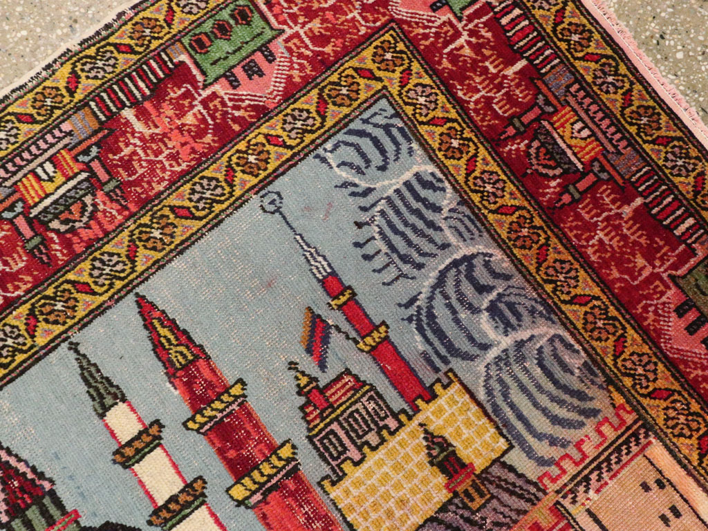 Vintage Anatolian Pictorial Rug, No.23202 - Galerie Shabab