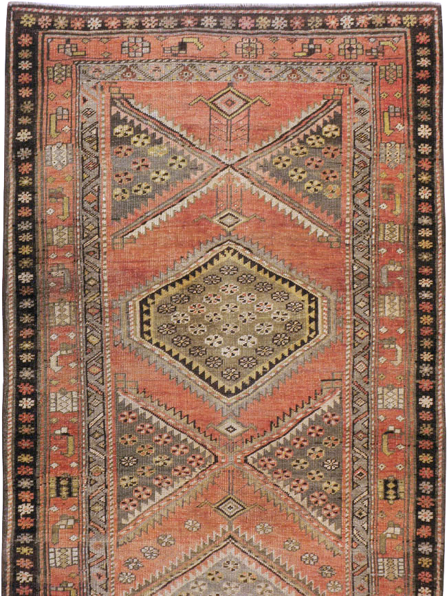 Antique Persian Bidjar Runner, No.23206 - Galerie Shabab