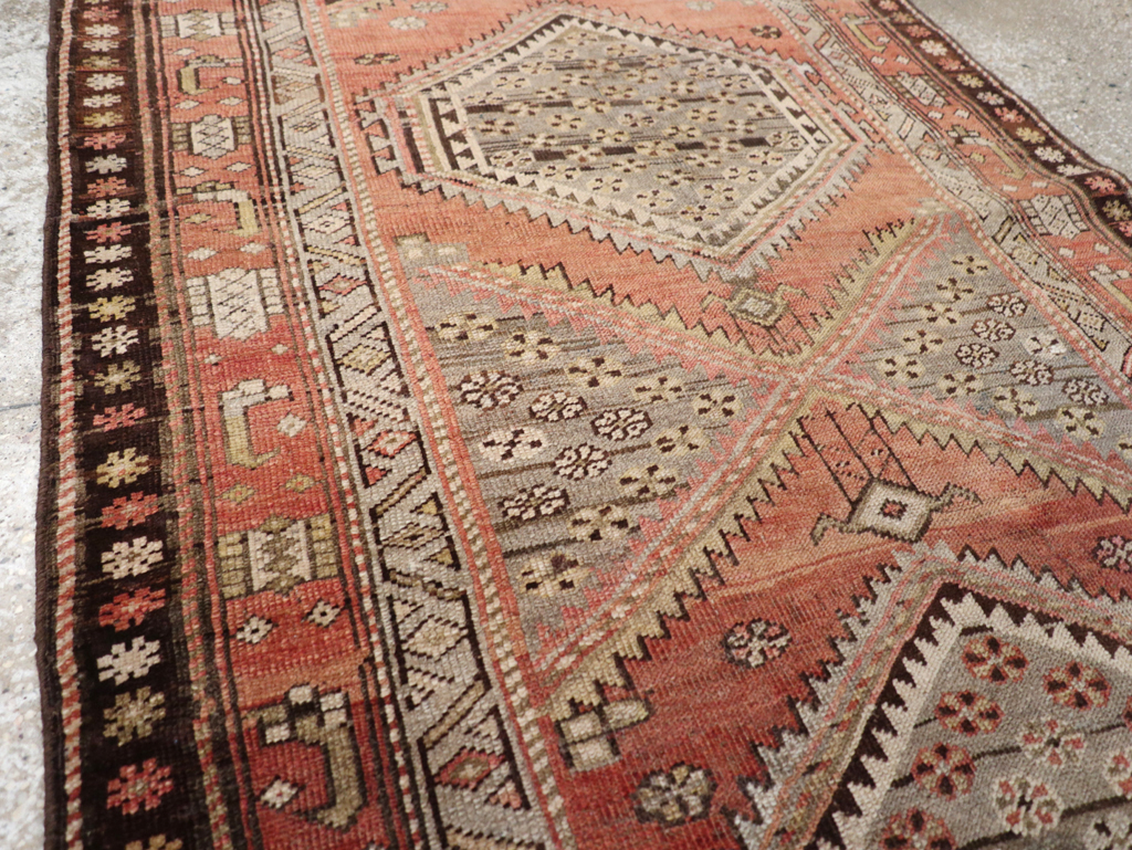 Antique Persian Bidjar Runner, No.23206 - Galerie Shabab