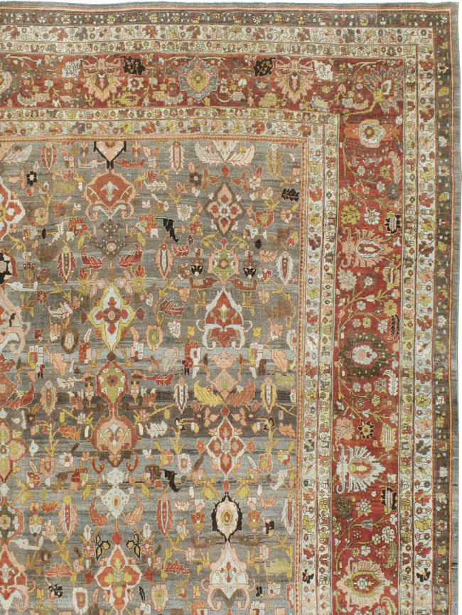 Antique Persian Bidjar Carpet, No.23213 - Galerie Shabab
