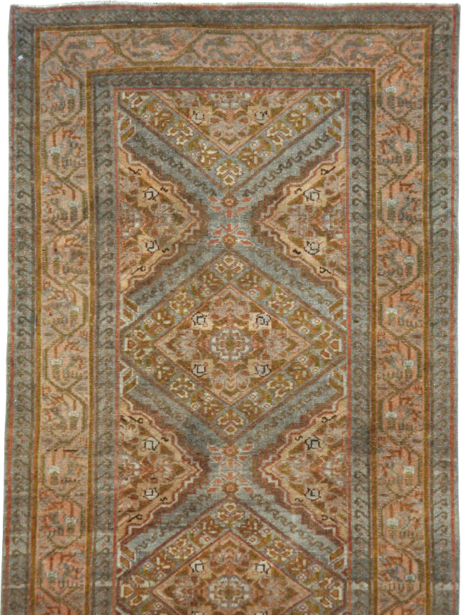 Vintage Persian Malayer Runner, No.23234 - Galerie Shabab