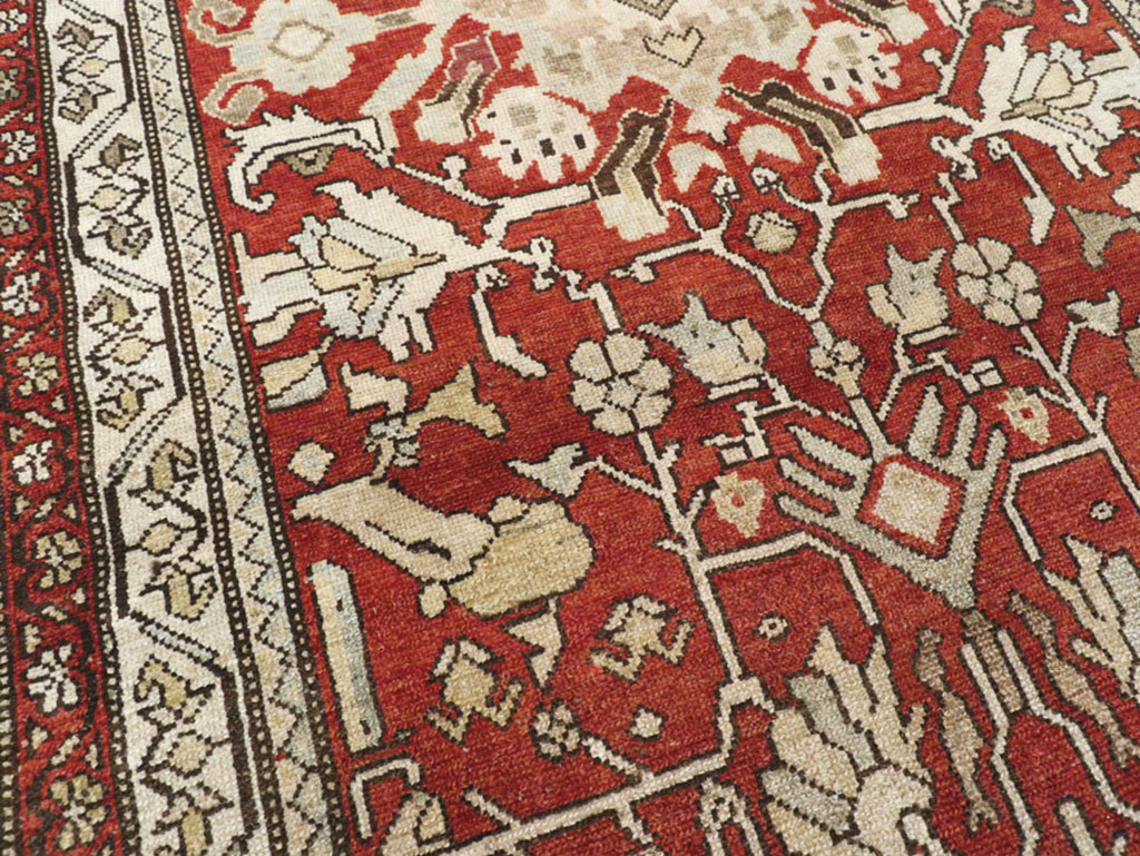 Vintage Persian Malayer Runner, No.23240 - Galerie Shabab