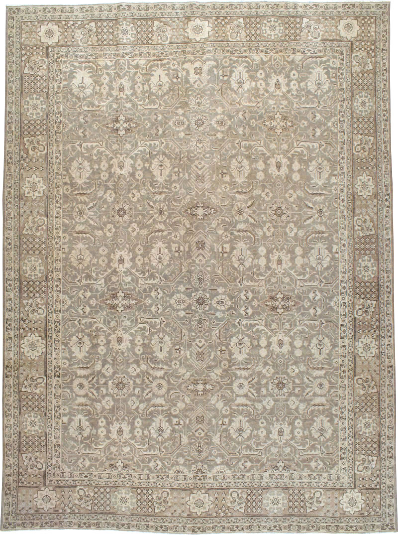 Antique Persian Tabriz Carpet, No.23268 - Galerie Shabab