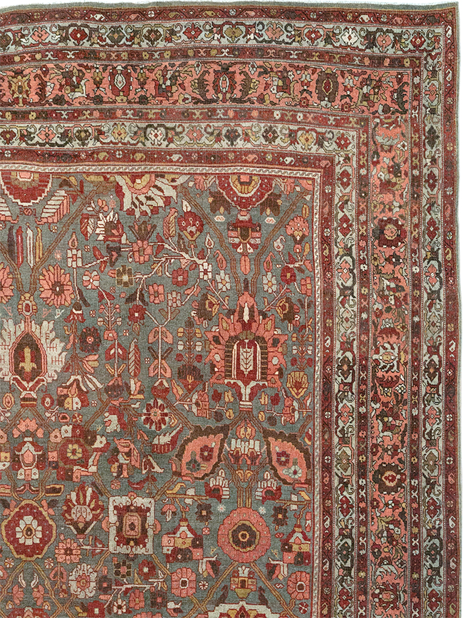 Antique Persian Bidjar Oversize Carpet, No.23304 - Galerie Shabab