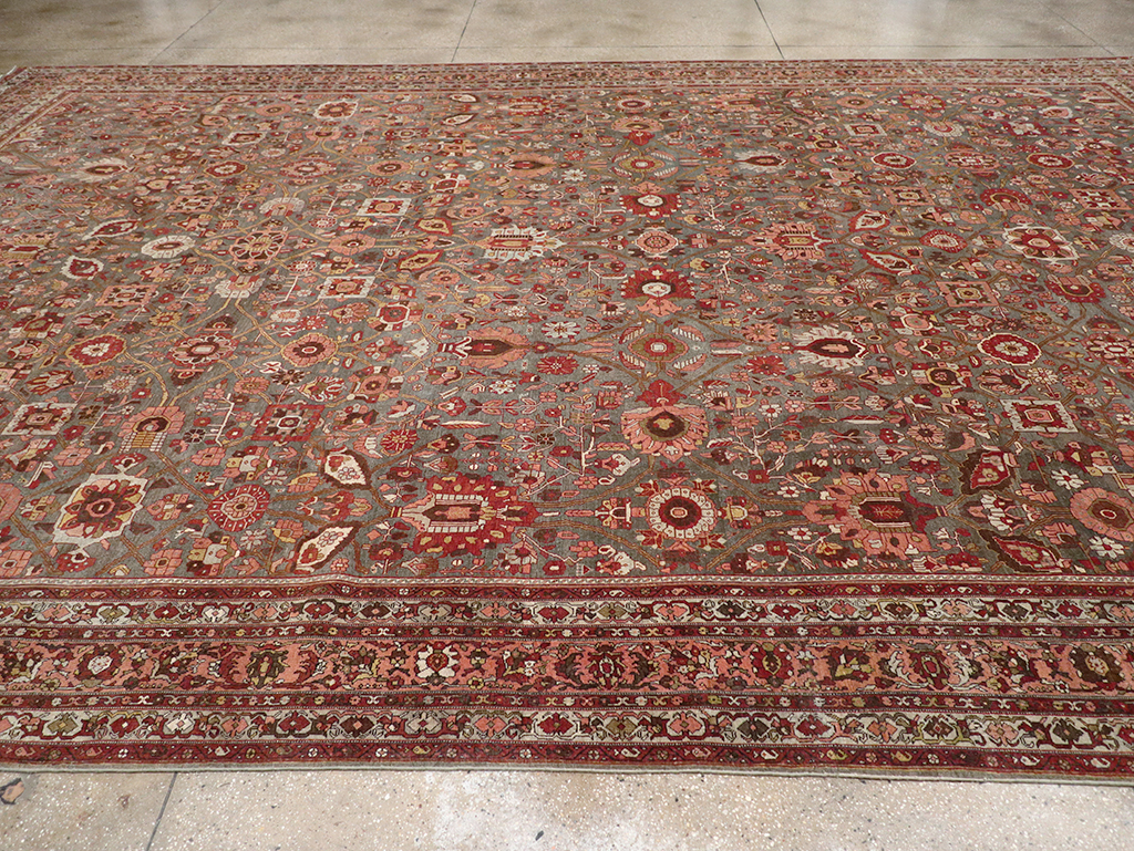 Antique Persian Bidjar Oversize Carpet, No.23304 - Galerie Shabab