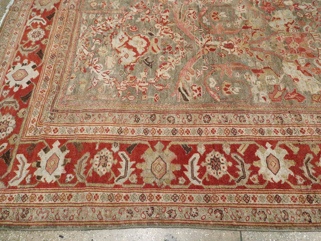Antique Persian Mahal Carpet, No.23307 - Galerie Shabab