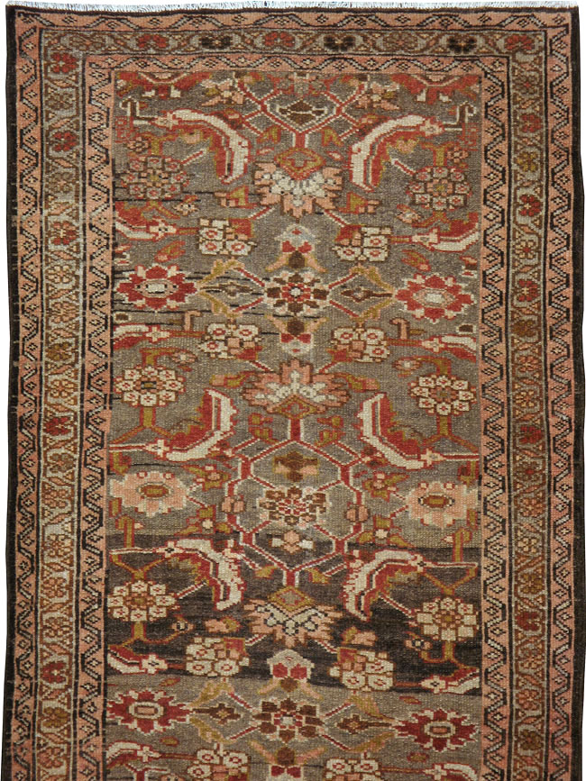 Vintage Persian Malayer Runner, No.23338 - Galerie Shabab