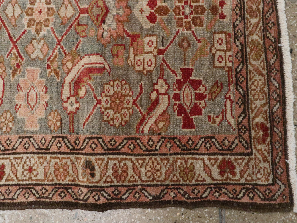 Vintage Persian Malayer Runner, No.23338 - Galerie Shabab