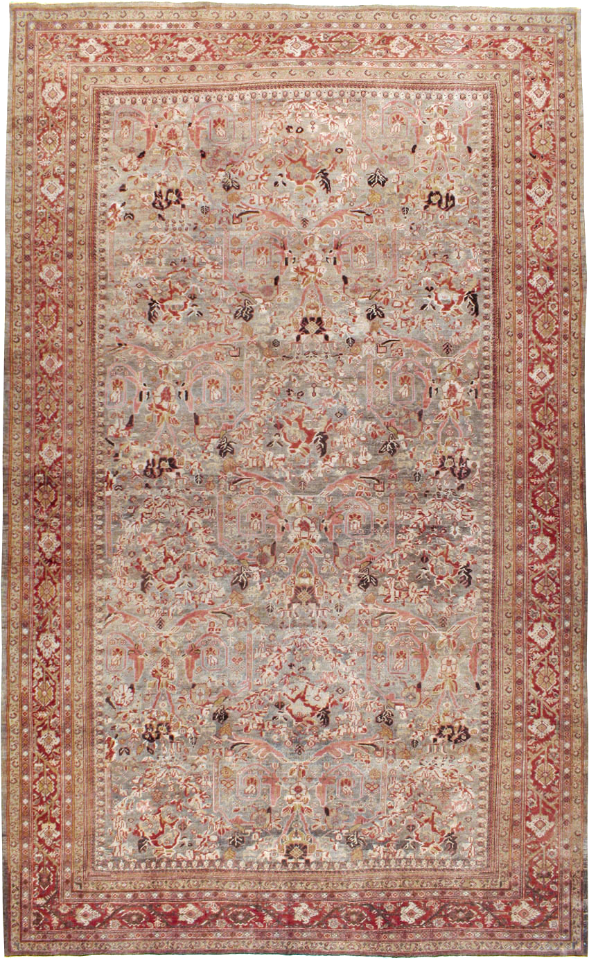 Antique Persian Mahal Carpet, No.23414 - Galerie Shabab