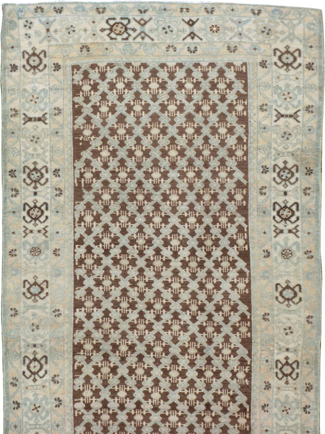 Vintage Persian Malayer Runner, No.23478 - Galerie Shabab