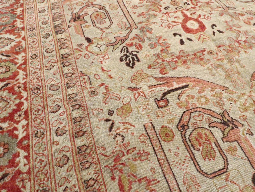 Antique Persian Mahal Carpet, No.23530 - Galerie Shabab