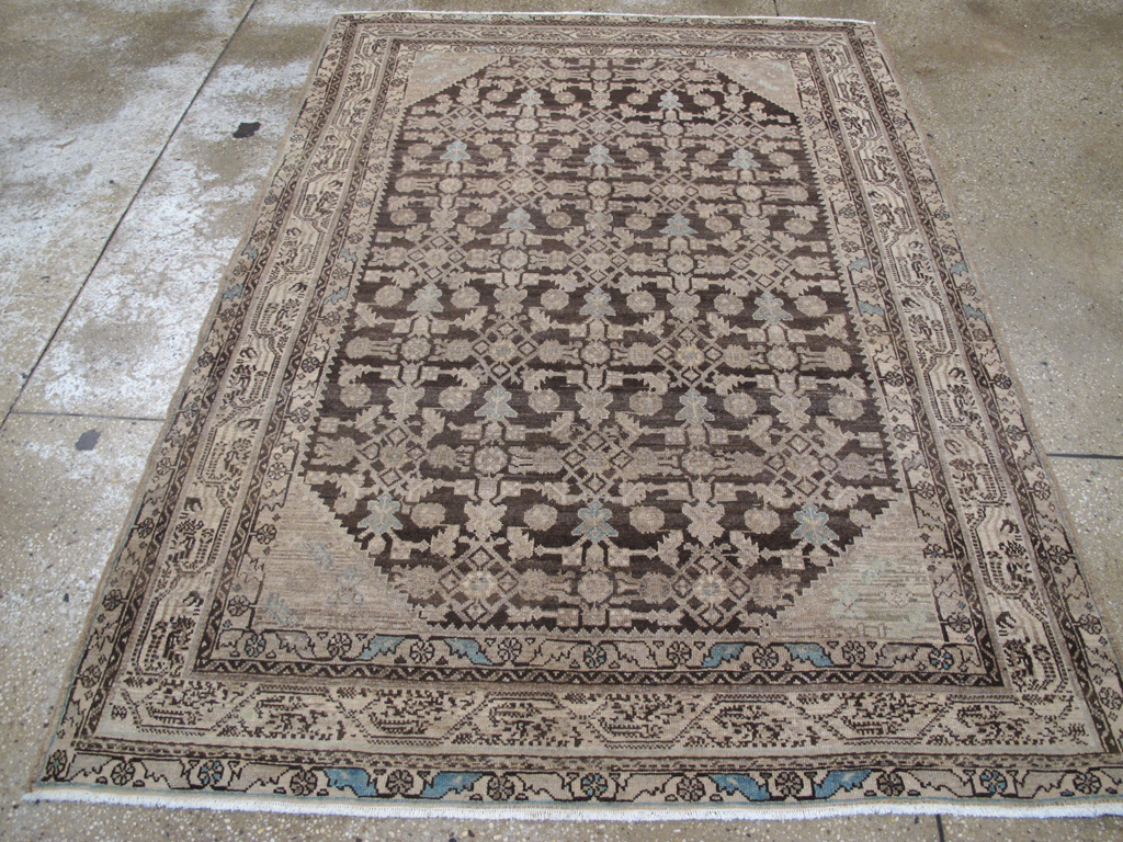 Vintage Persian Malayer Rug, No.23541 - Galerie Shabab