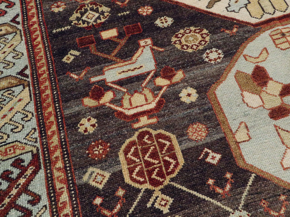 Vintage Persian Malayer Rug, No.23546 - Galerie Shabab