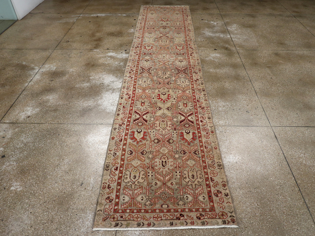 Vintage Persian Malayer Runner, No.23554 - Galerie Shabab