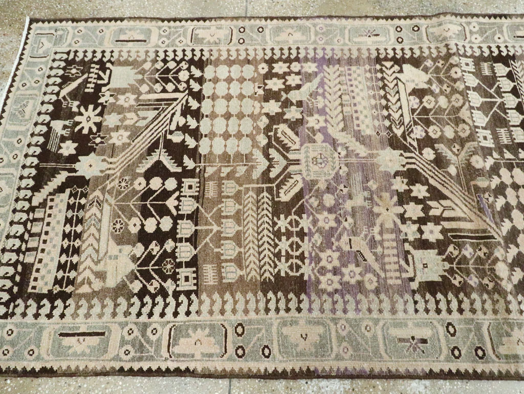 Vintage Persian Malayer Runner, No.23564 - Galerie Shabab