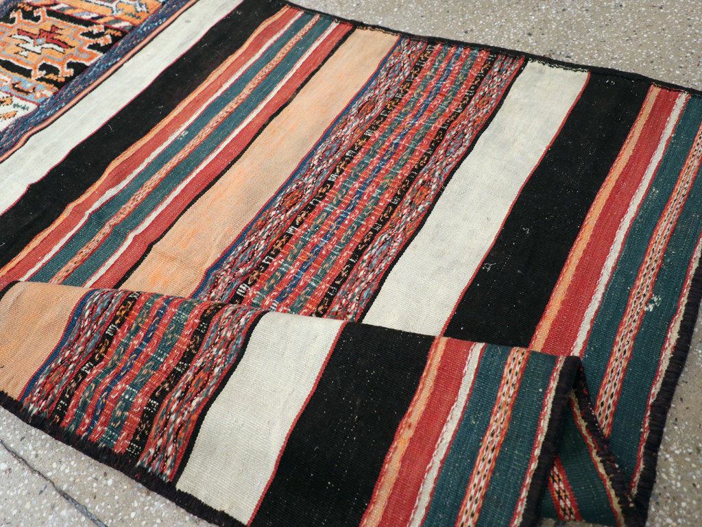 Vintage Persian Flat-weave Kilim, No.23578 - Galerie Shabab
