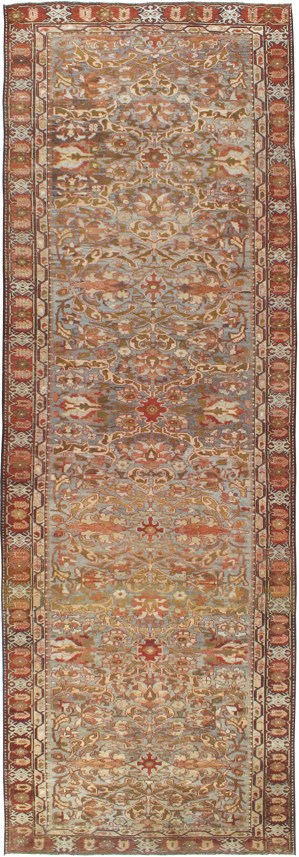 Antique Persian Bakhtiari Gallery Carpet, No.23613 - Galerie Shabab