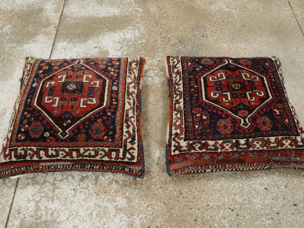 Antique Persian Northwest Bag Face Pillow, No.23640 - Galerie Shabab