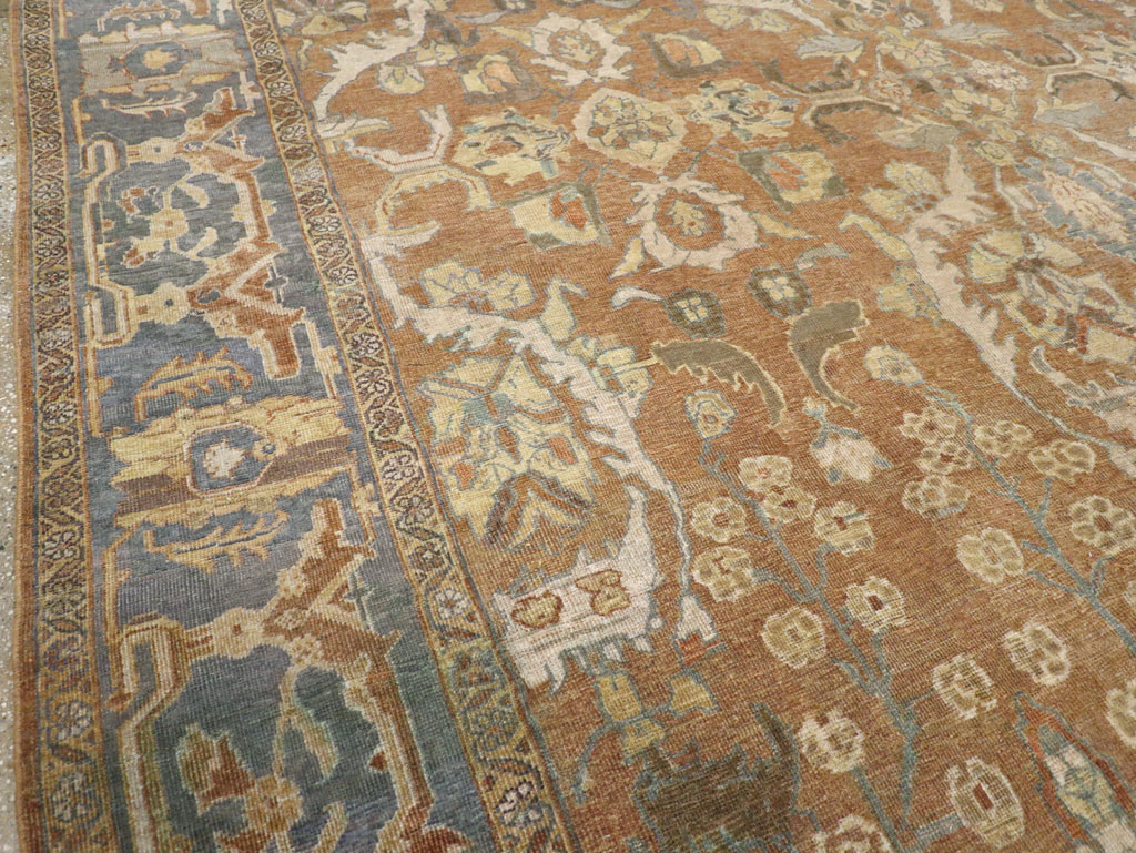 Antique Persian Mahal Room Size Carpet, No.23801 - Galerie Shabab