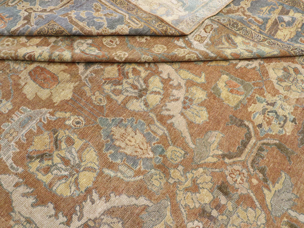 Antique Persian Mahal Room Size Carpet, No.23801 - Galerie Shabab