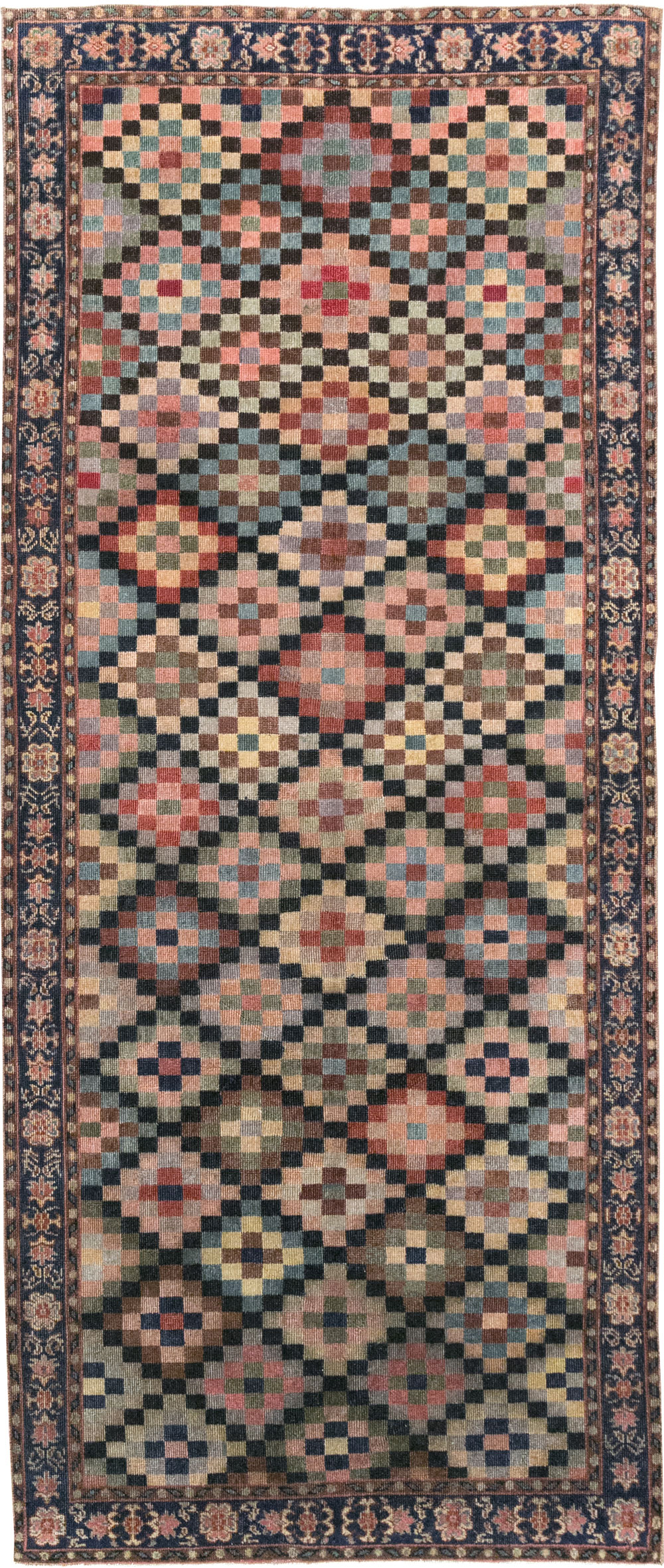 Vintage Turkish Anatolian Gallery Carpet, No.23826 - Galerie Shabab
