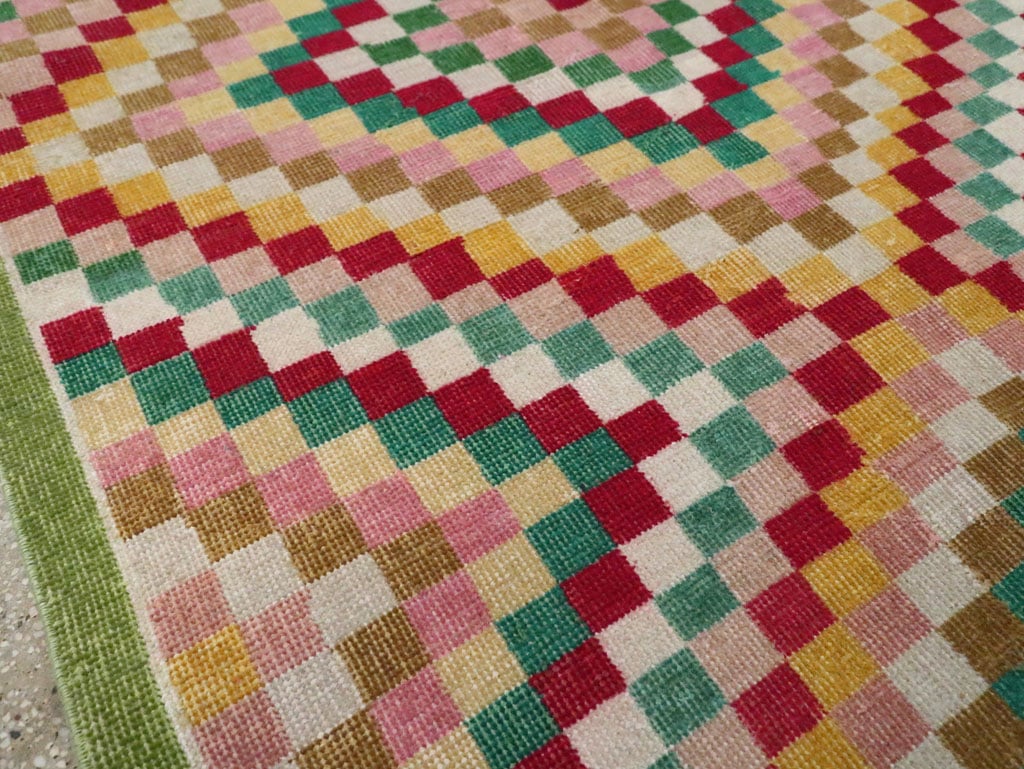 Vintage Anatolian Deco Rug, No.23829 - Galerie Shabab