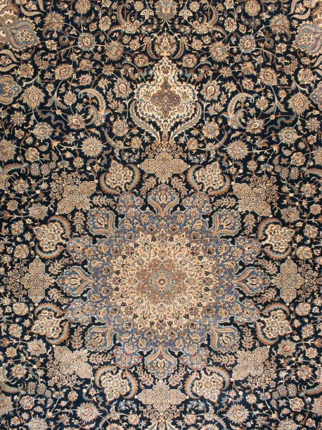 Persian Nain Oversize Carpet, No.23904 - Galerie Shabab