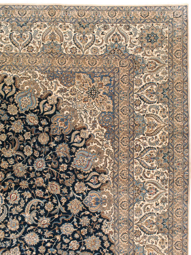 Persian Nain Oversize Carpet, No.23904 - Galerie Shabab