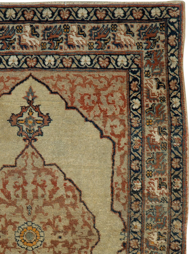 Antique Persian Tabriz Hagi Jalili Rug, No.23925 - Galerie Shabab