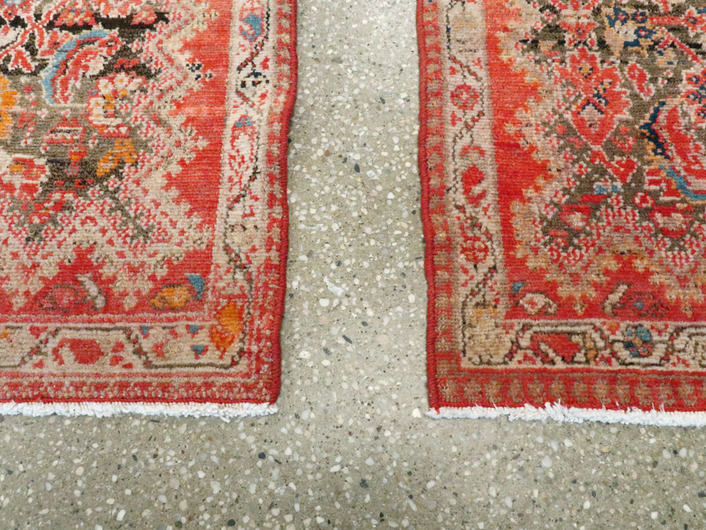 Antique Persian Malayer Square Rug (Pair: 1 of 2), No.23959 - Galerie Shabab