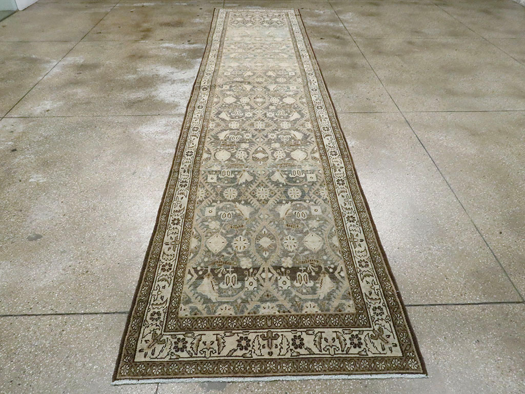 Vintage Persian Malayer Runner, No.23971 - Galerie Shabab